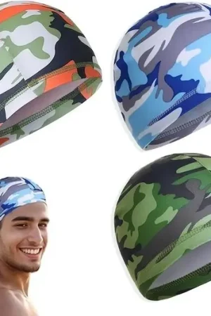 Set di 3 caschi per bicicletta - casco leggero e sottile in cotone per uomo e donna - casco per dormire - casco per camminare - casco per chemioterapia - casco per la testa - caschi morbidi in cotone - multicolore. Compra Adesso